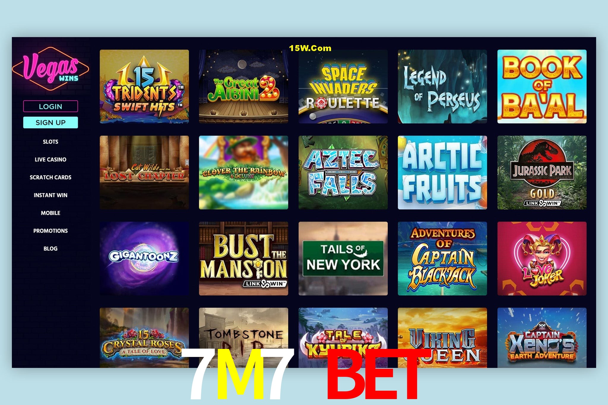 Slot Games 7M7 Bet
